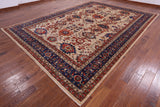 Persian Fine Serapi Handmade Wool Rug - 9' 10" X 13' 8" - Golden Nile