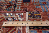Persian Fine Serapi Hand Knotted Wool Rug - 7' 11" X 9' 9" - Golden Nile