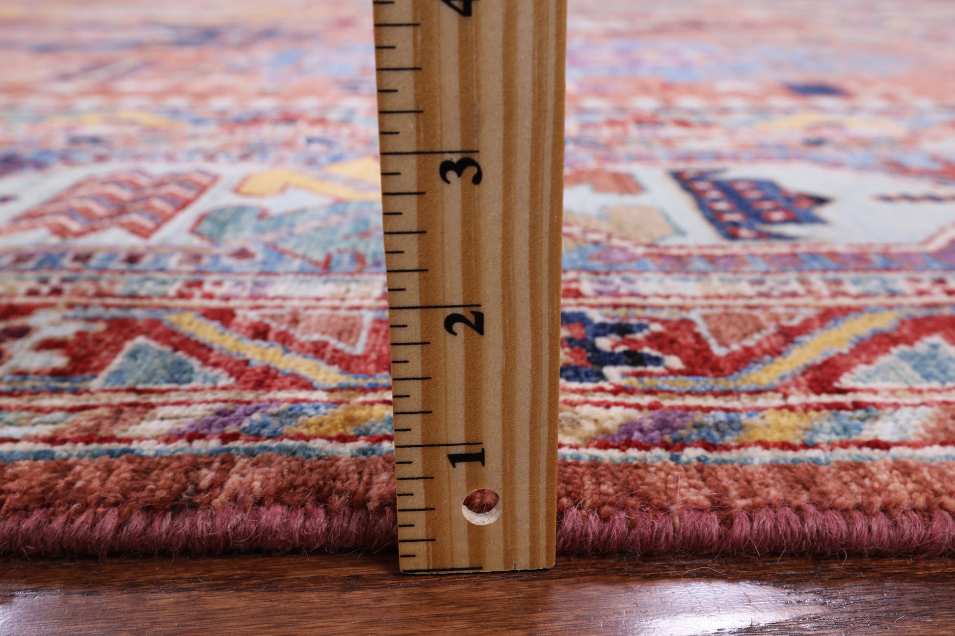 Persian Fine Serapi Hand Knotted Wool Rug - 7' 11" X 9' 9" - Golden Nile