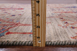 Tribal Persian Gabbeh Hand Knotted Wool Rug - 3' 5" X 4' 10" - Golden Nile