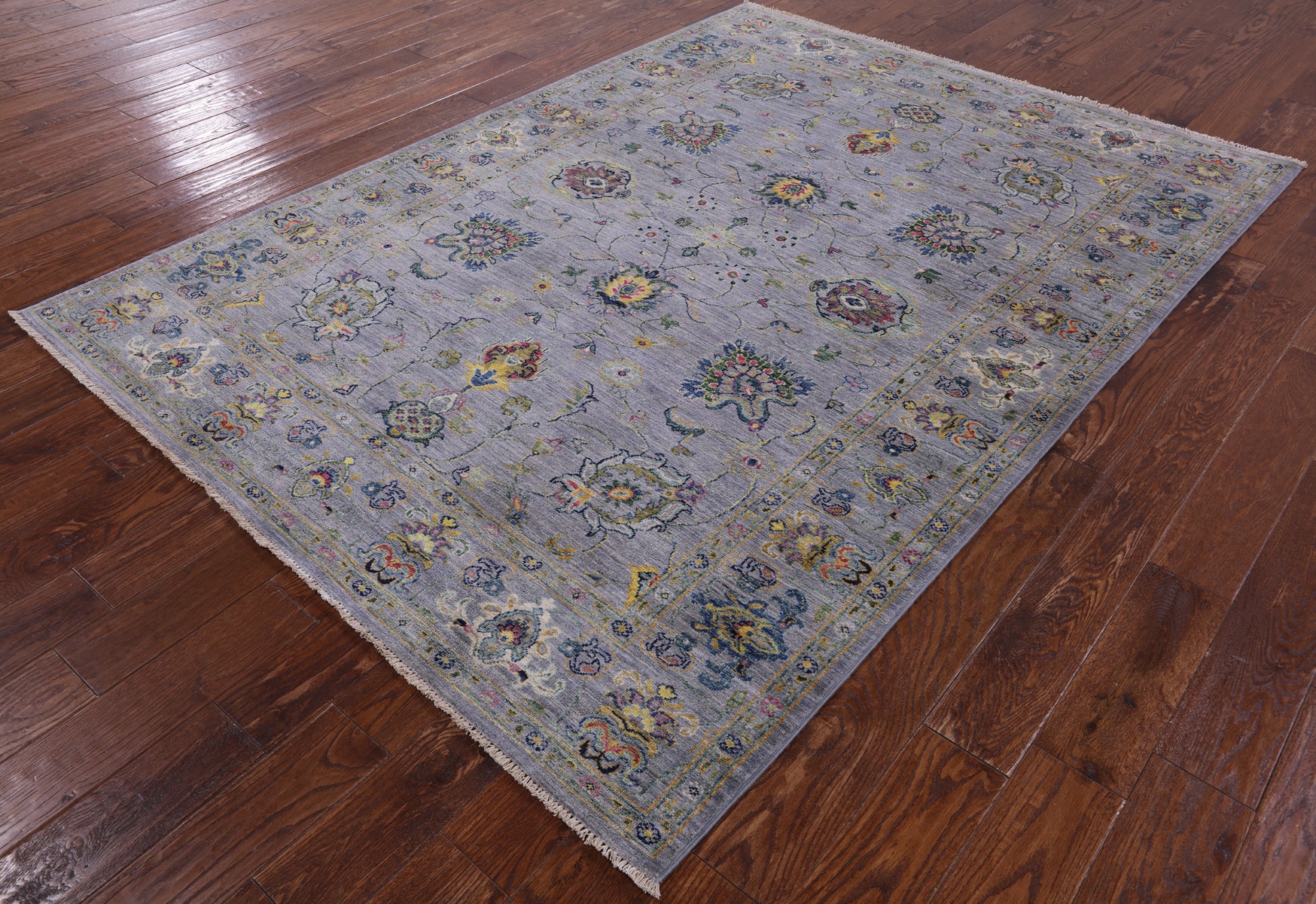 Peshawar Hand Knotted Wool Rug - 5' 10" X 8' 0" - Golden Nile