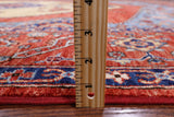 Rust Persian Fine Serapi Handmade Wool Rug - 7' 8" X 9' 6" - Golden Nile