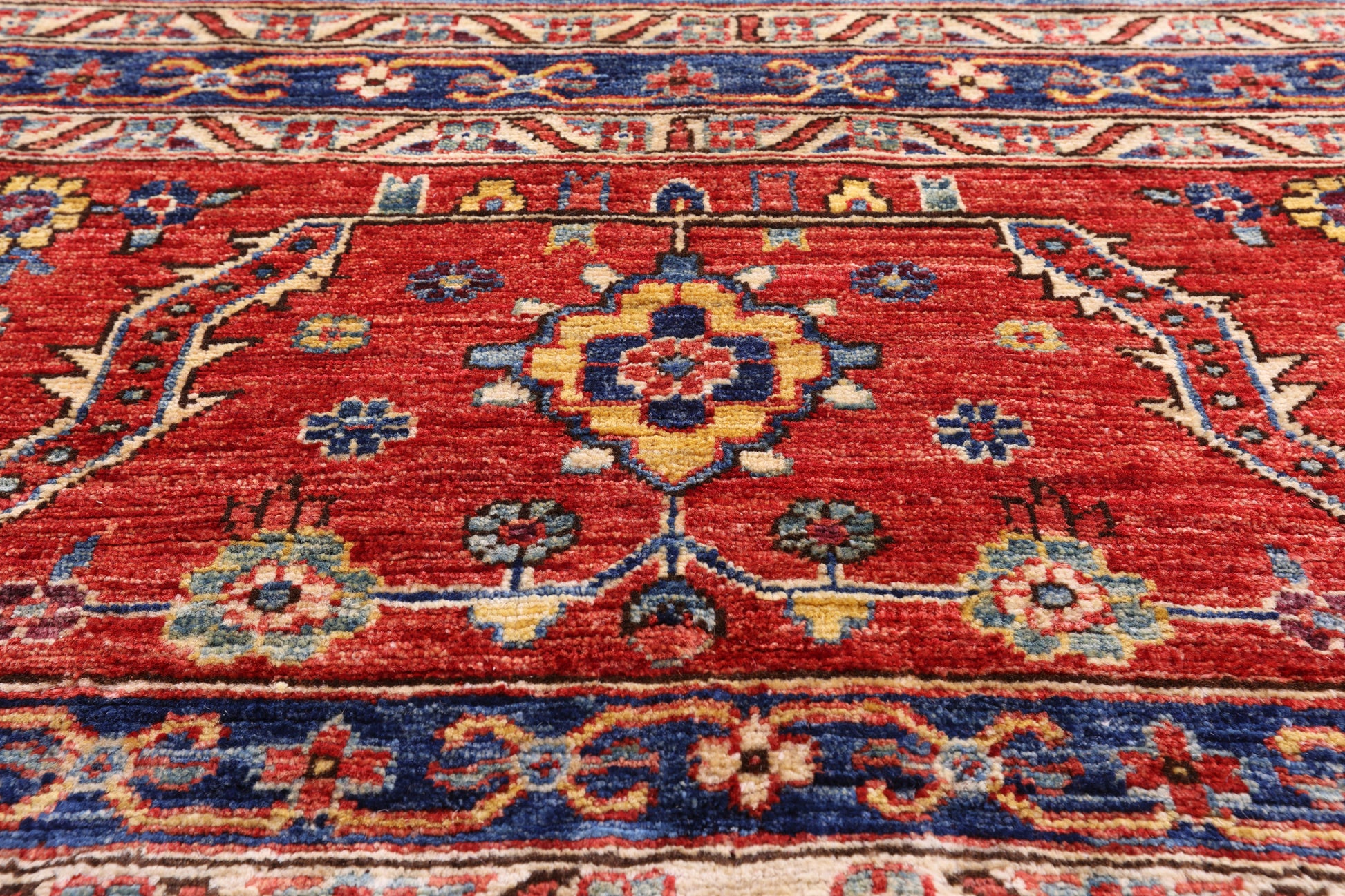 Rust Persian Fine Serapi Hand Knotted Wool Rug - 11' 7" X 14' 5" - Golden Nile
