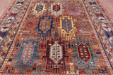 Persian Fine Serapi Hand Knotted Wool Rug - 7' 8" X 10' 0" - Golden Nile
