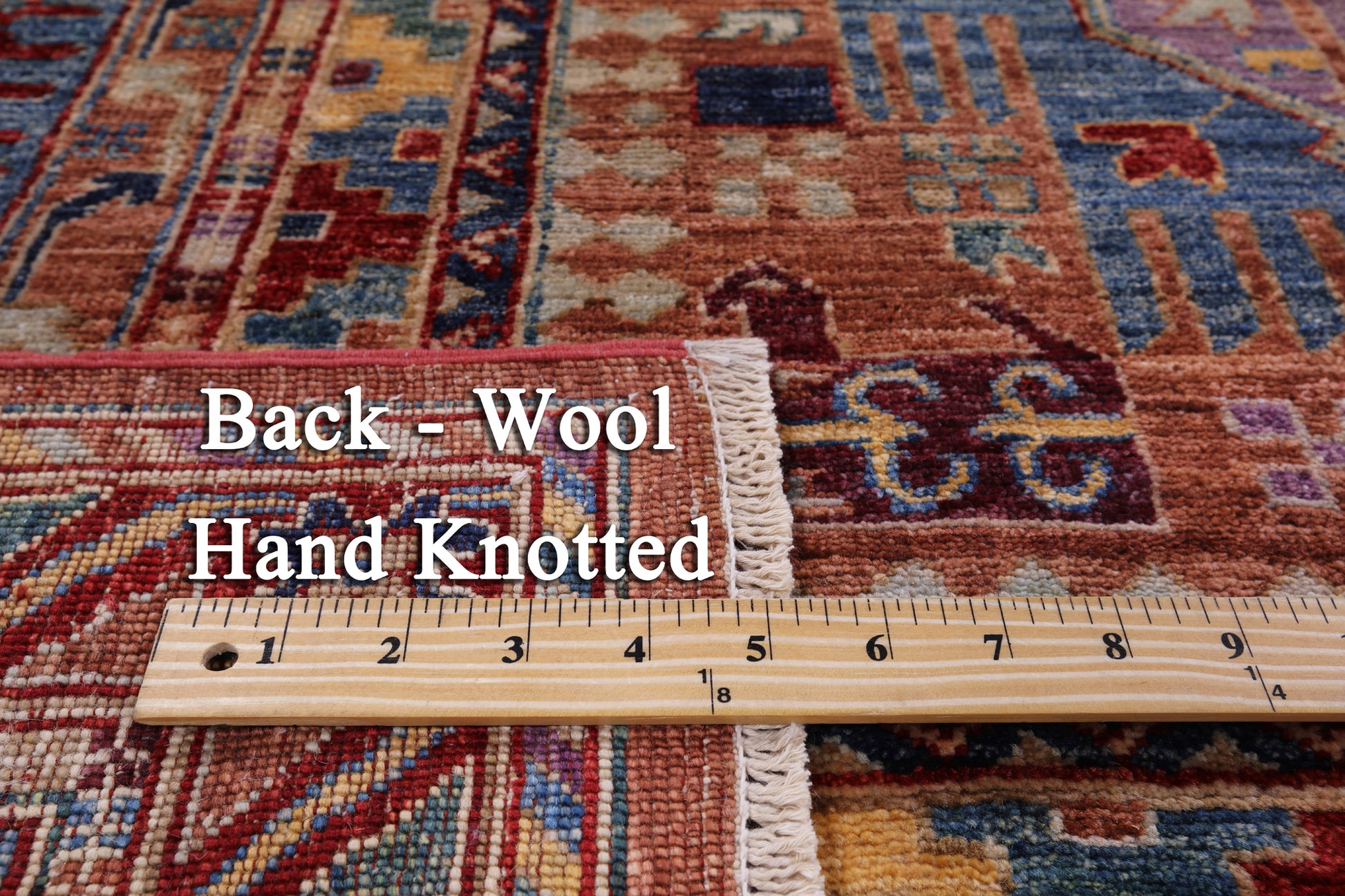 Persian Fine Serapi Hand Knotted Wool Rug - 7' 8" X 10' 0" - Golden Nile
