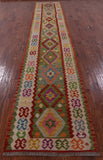 Reversible Kilim Flat Weave Wool Runner Rug - 2' 9" X 15' 8" - Golden Nile