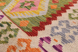 Reversible Kilim Flat Weave Wool Runner Rug - 2' 9" X 15' 8" - Golden Nile