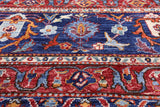 Blue Persian Fine Serapi Handmade Wool Rug - 14' 0" X 23' 2" - Golden Nile