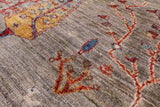 Tribal Persian Gabbeh Hand Knotted Wool Rug - 3' 4" X 5' 0" - Golden Nile