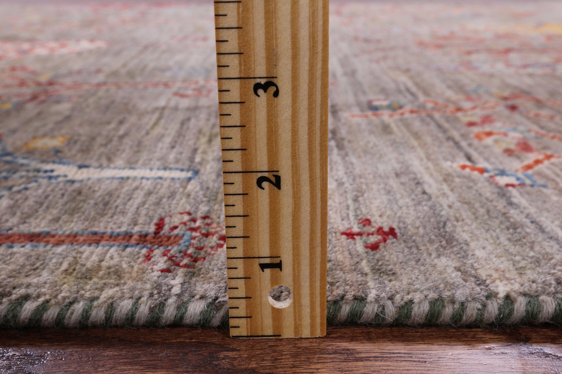 Tribal Persian Gabbeh Hand Knotted Wool Rug - 3' 4" X 5' 0" - Golden Nile
