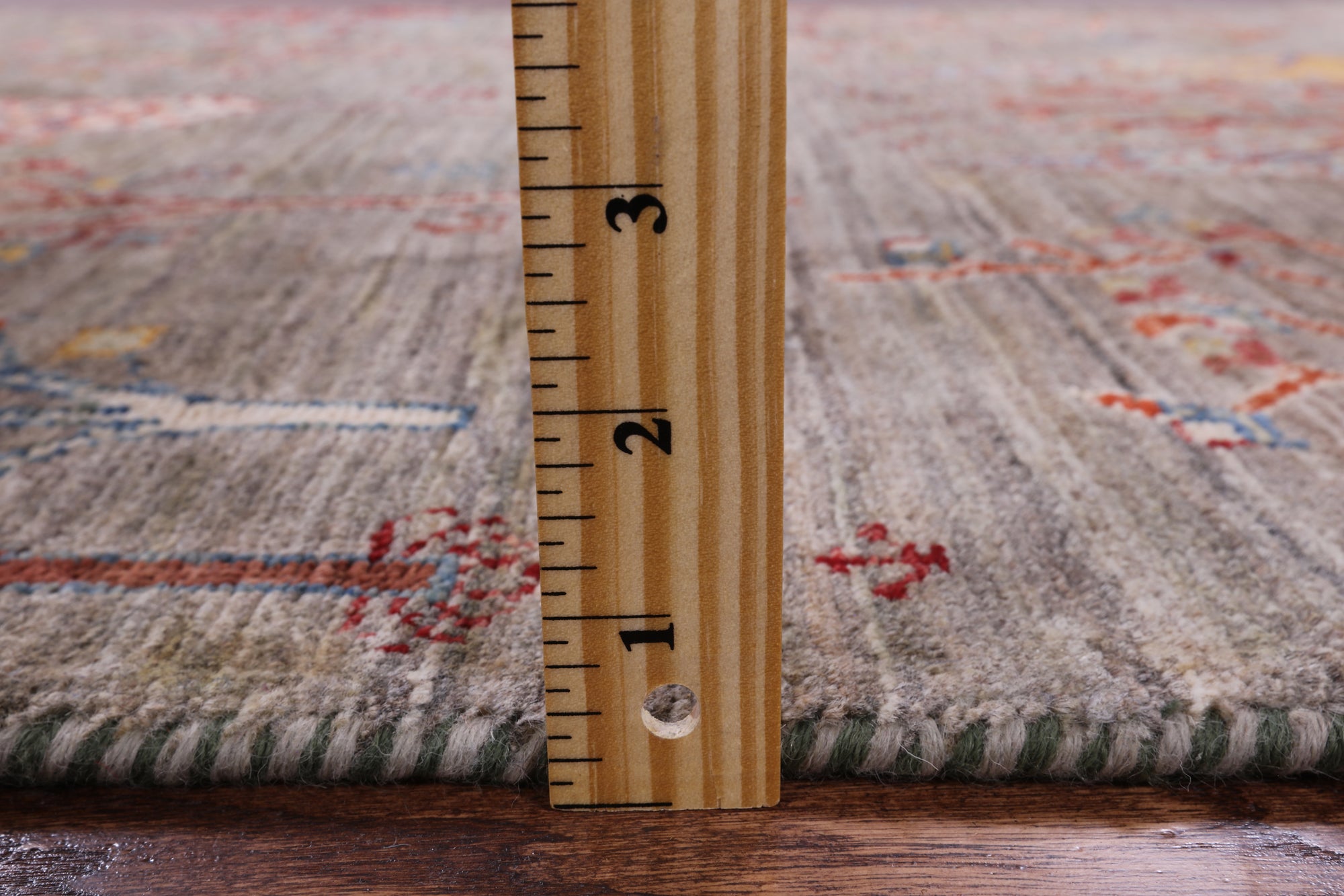 Tribal Persian Gabbeh Hand Knotted Wool Rug - 3' 4" X 5' 0" - Golden Nile