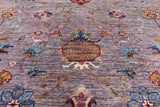 Peshawar Hand Knotted Wool Rug - 8' 10" X 11' 8" - Golden Nile