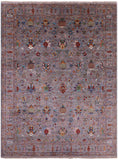 Peshawar Hand Knotted Wool Rug - 8' 10" X 11' 8" - Golden Nile