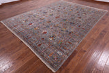 Peshawar Hand Knotted Wool Rug - 8' 10" X 11' 8" - Golden Nile