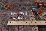 Peshawar Hand Knotted Wool Rug - 8' 10" X 11' 8" - Golden Nile
