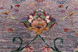 Peshawar Hand Knotted Wool Rug - 8' 10" X 11' 8" - Golden Nile