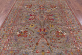 Peshawar Hand Knotted Wool Rug - 6' 9" X 10' 0" - Golden Nile