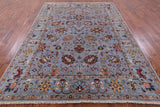 Peshawar Hand Knotted Wool Rug - 6' 10" X 9' 7" - Golden Nile