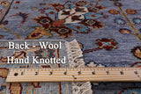 Peshawar Hand Knotted Wool Rug - 6' 10" X 9' 7" - Golden Nile