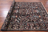 Brown Tree Of Life Peshawar Hand Knotted Wool Rug - 5' 8" X 8' 0" - Golden Nile