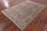Peshawar Hand Knotted Wool Rug - 5' 8" X 8' 1" - Golden Nile
