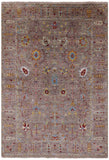 Peshawar Hand Knotted Wool Rug - 5' 8" X 8' 1" - Golden Nile