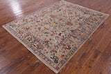 Peshawar Hand Knotted Wool Rug - 5' 8" X 7' 5" - Golden Nile