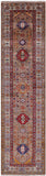 Super Kazak Hand Knotted Wool Runner Rug - 2' 6" X 10' 0" - Golden Nile