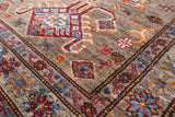 Super Kazak Handmade Wool Runner Rug - 2' 8" X 10' 2" - Golden Nile