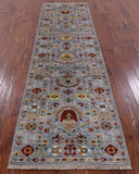 Peshawar Handmade Wool Runner Rug - 2' 9" X 9' 11" - Golden Nile