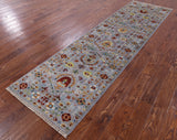 Peshawar Handmade Wool Runner Rug - 2' 9" X 9' 11" - Golden Nile