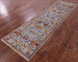 Peshawar Hand Knotted Wool Runner Rug - 2' 9" X 9' 9" - Golden Nile