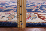 Blue Peshawar Handmade Wool Runner Rug - 2' 9" X 9' 11" - Golden Nile