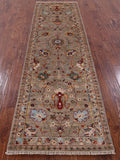 Peshawar Handmade Wool Runner Rug - 2' 8" X 9' 7" - Golden Nile