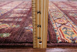 Khorjin Persian Gabbeh Hand Knotted Wool Runner Rug - 2' 8" X 9' 10" - Golden Nile