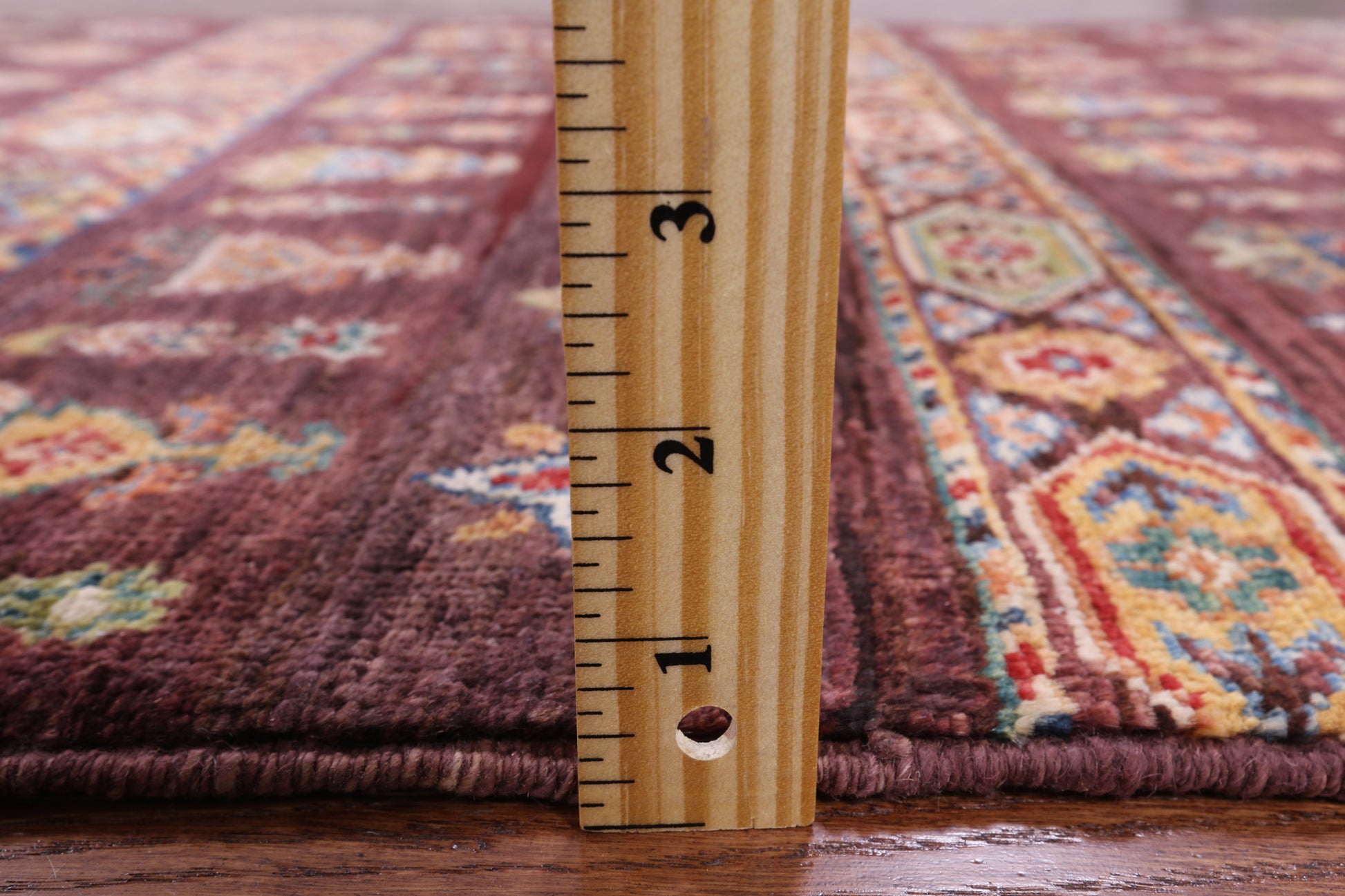 Khorjin Persian Gabbeh Hand Knotted Wool Runner Rug - 2' 8" X 9' 10" - Golden Nile