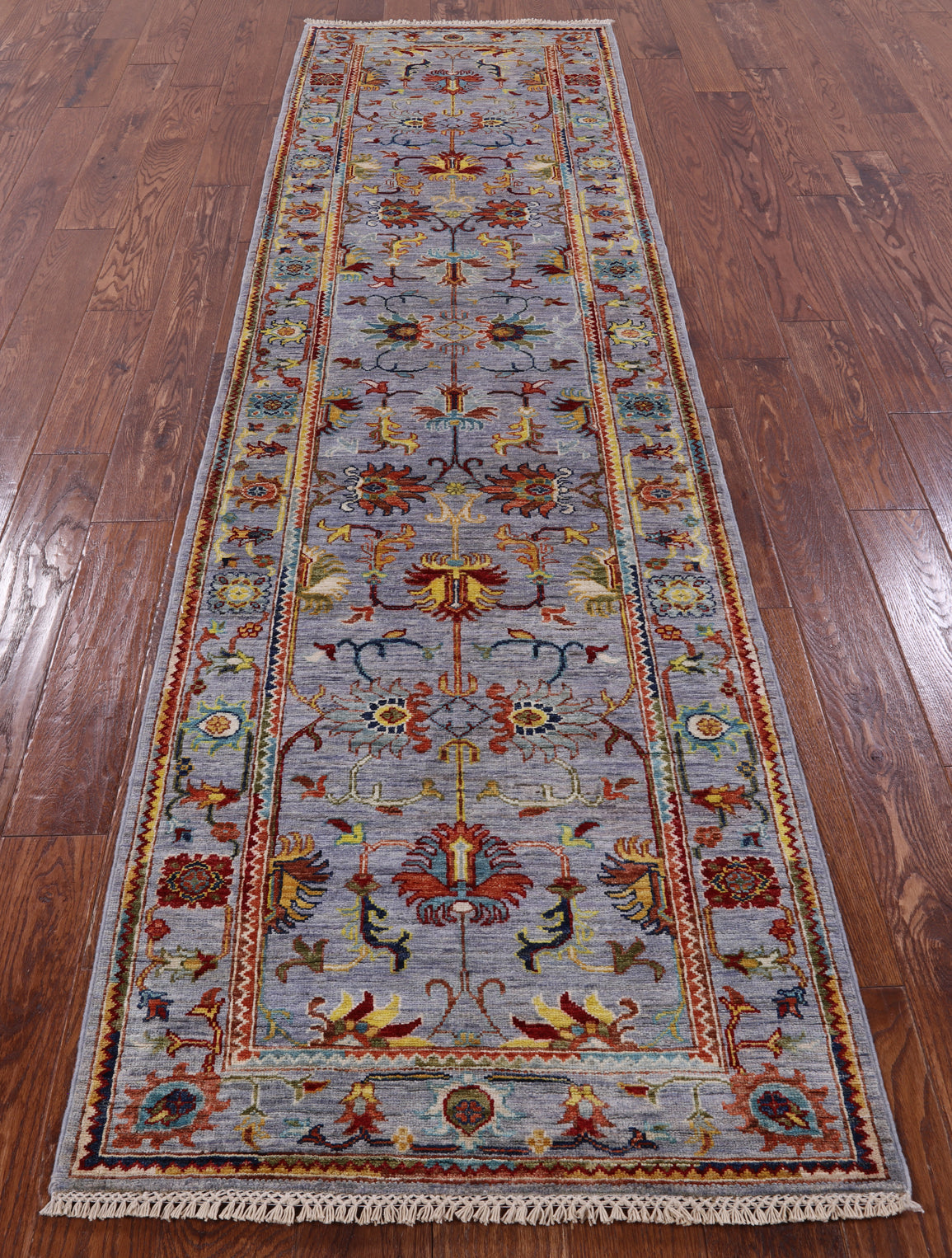 Peshawar Handmade Wool Runner Rug - 2' 9" X 9' 10" - Golden Nile