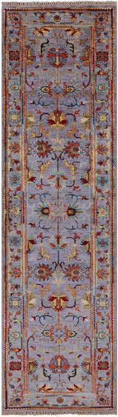 Peshawar Handmade Wool Runner Rug - 2' 9" X 9' 10" - Golden Nile