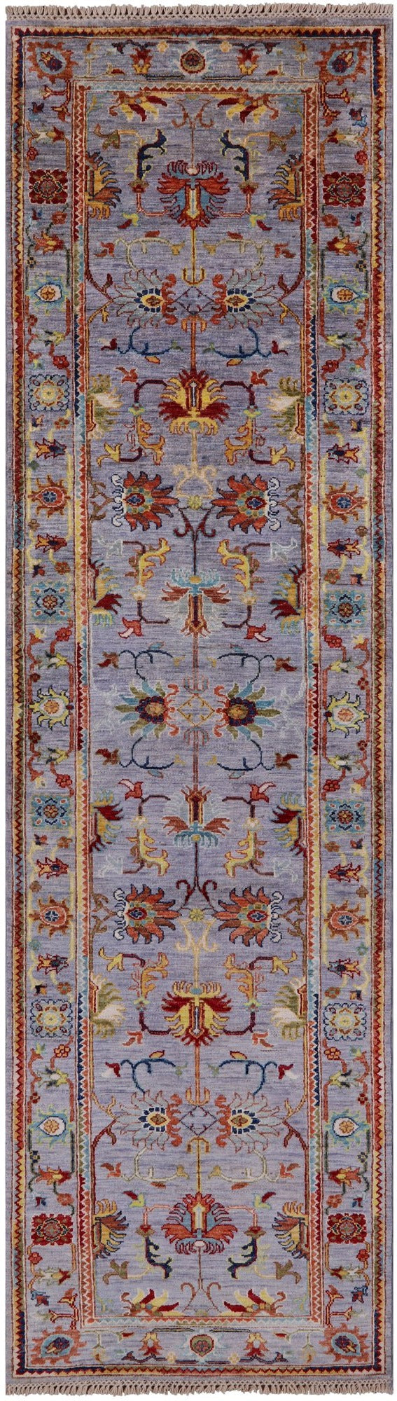 Peshawar Handmade Wool Runner Rug - 2' 9" X 9' 10" - Golden Nile