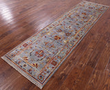 Peshawar Hand Knotted Wool Runner Rug - 2' 9" X 9' 8" - Golden Nile