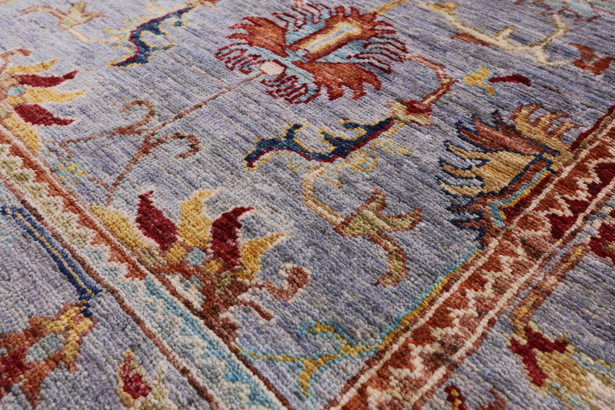 Peshawar Hand Knotted Wool Runner Rug - 2' 9" X 9' 8" - Golden Nile