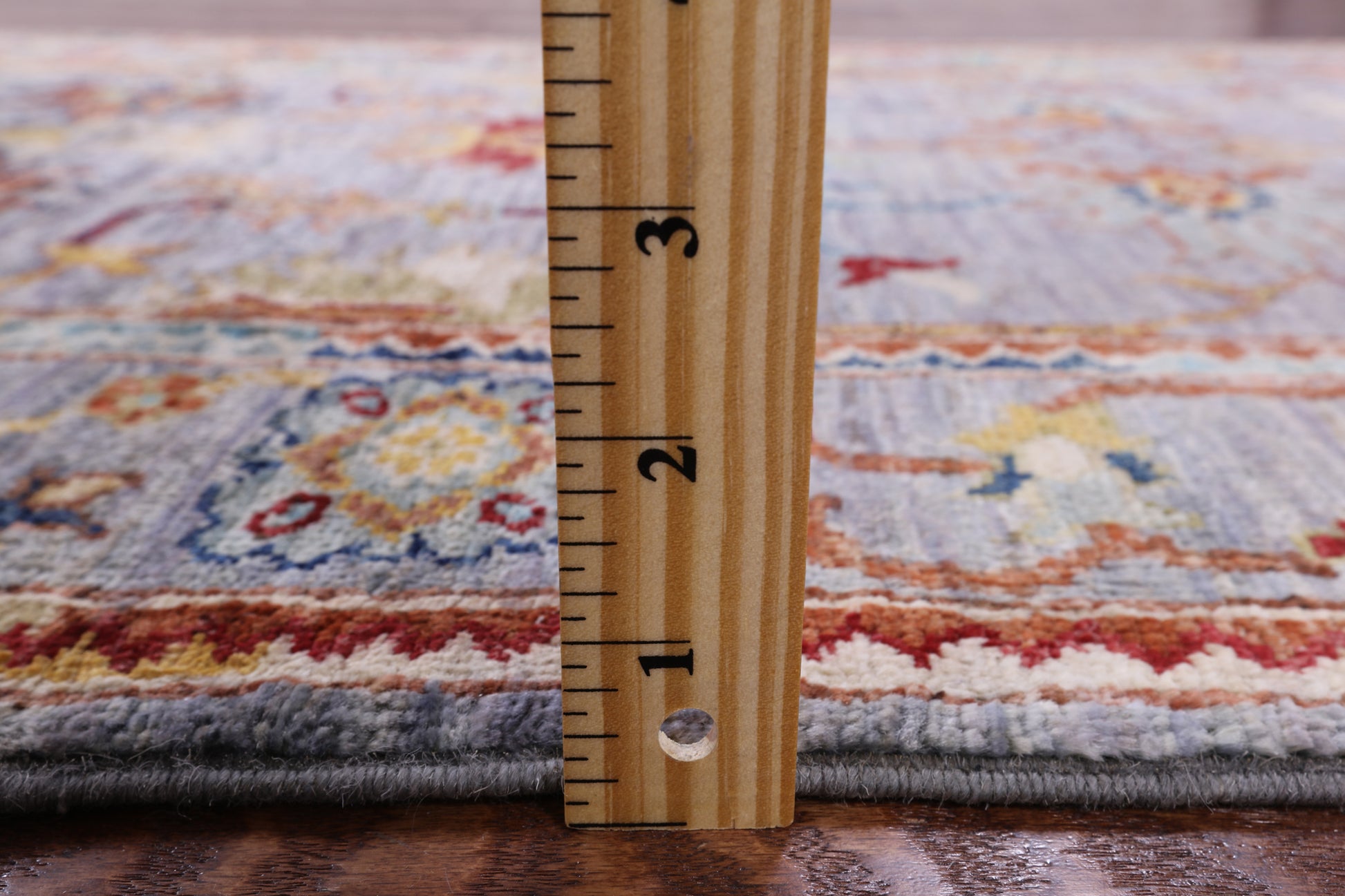 Peshawar Hand Knotted Wool Runner Rug - 2' 9" X 9' 8" - Golden Nile