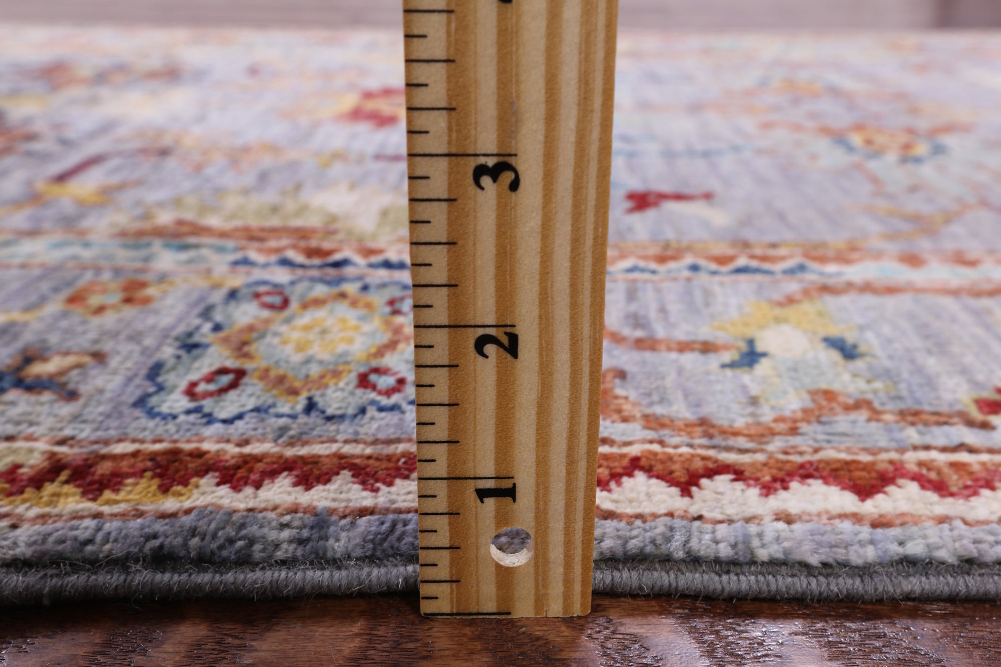 Peshawar Hand Knotted Wool Runner Rug - 2' 9" X 9' 8" - Golden Nile
