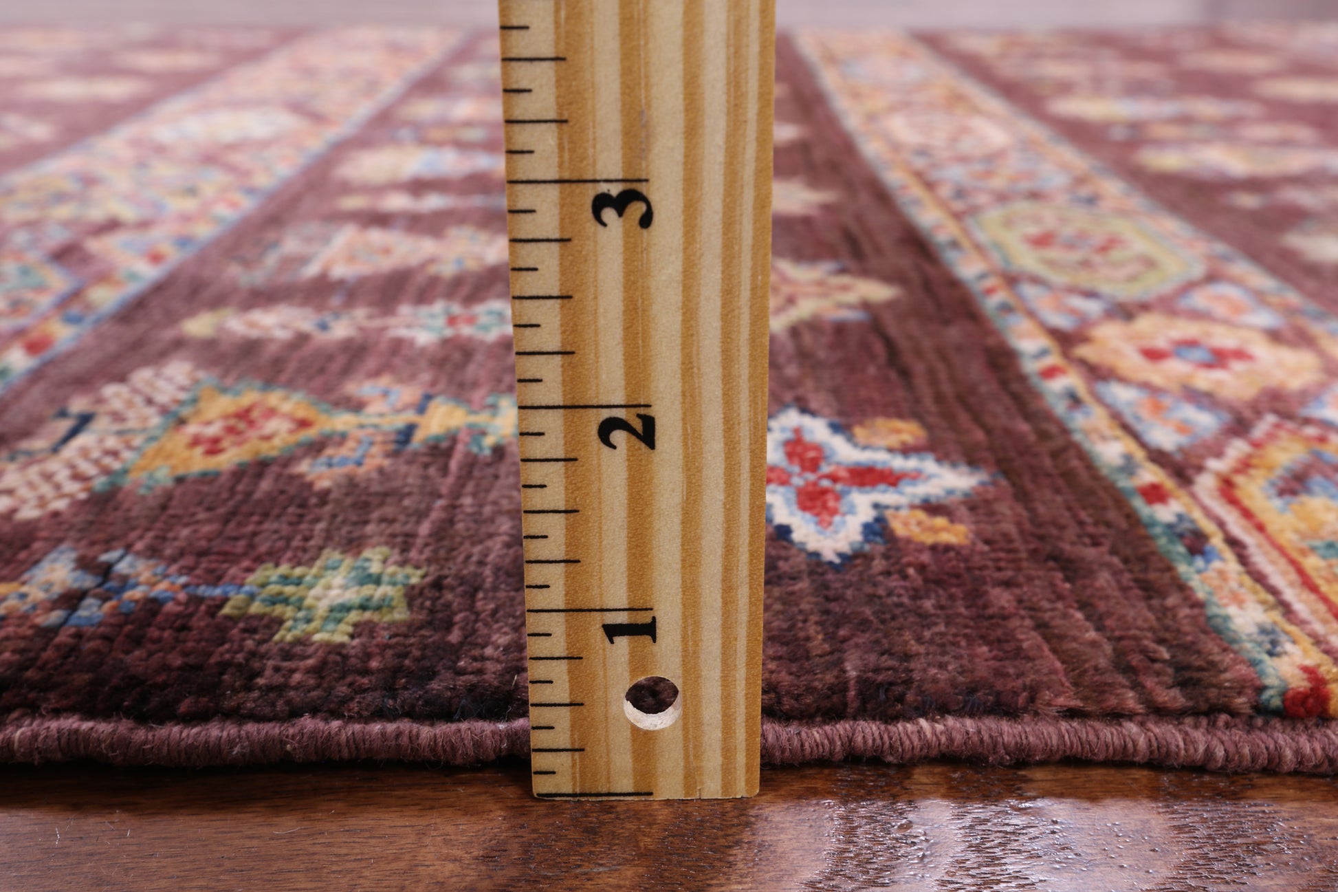 Khorjin Persian Gabbeh Handmade Wool Runner Rug - 2' 9" X 9' 10" - Golden Nile