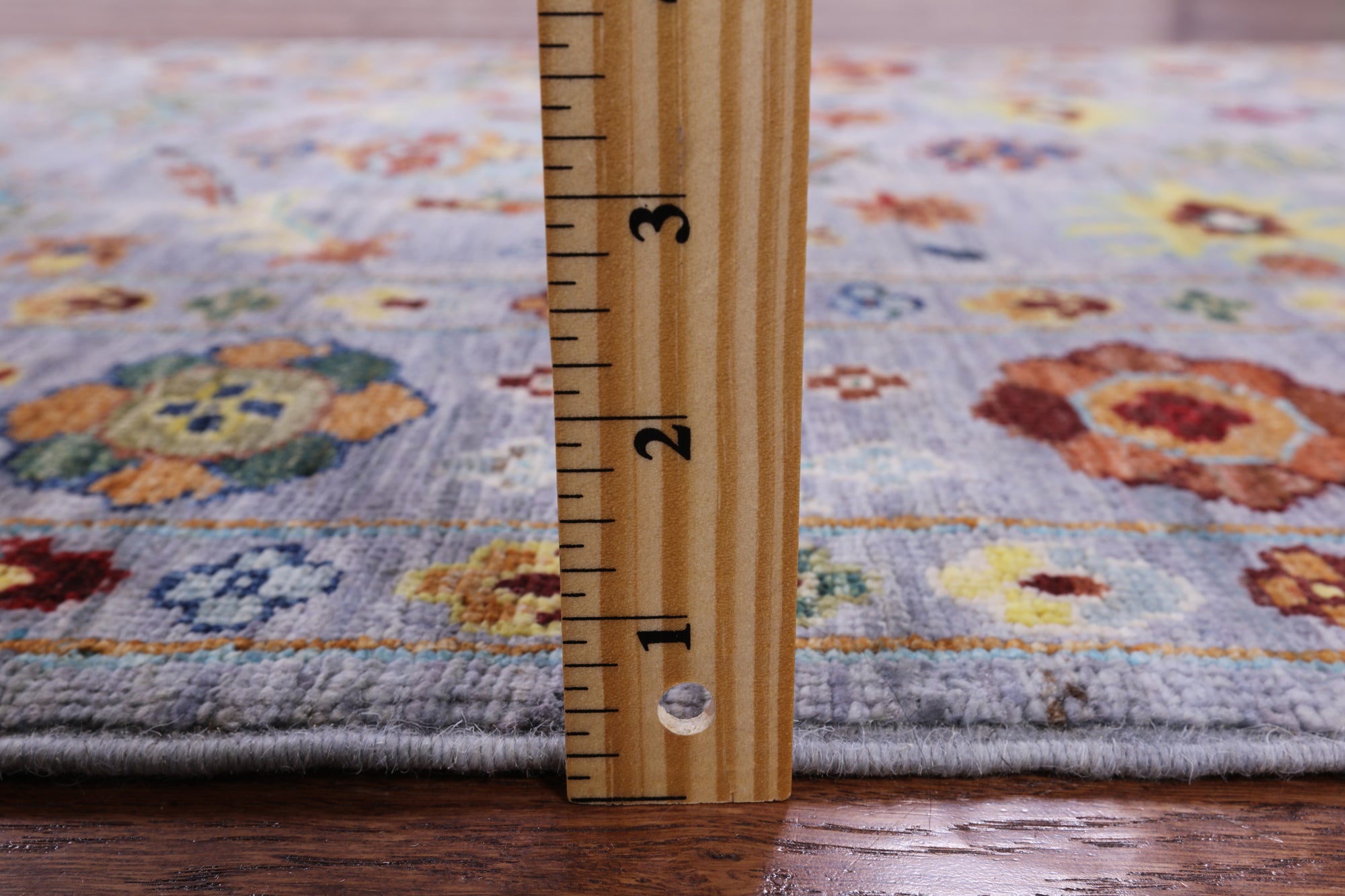 Grey Peshawar Hand Knotted Wool Runner Rug - 2' 9" X 9' 10" - Golden Nile