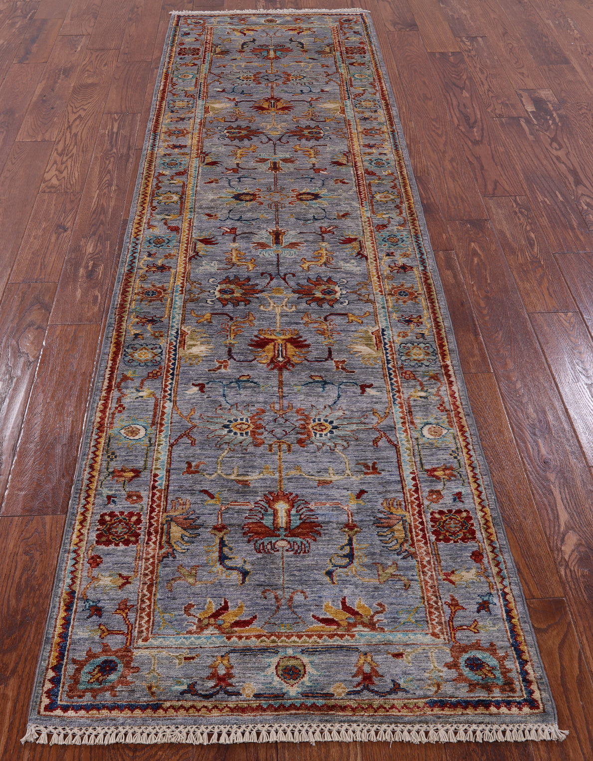 Peshawar Handmade Wool Runner Rug - 2' 8" X 9' 8" - Golden Nile