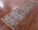 Peshawar Handmade Wool Runner Rug - 2' 8" X 9' 8" - Golden Nile