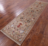 Peshawar Handmade Wool Runner Rug - 2' 8" X 9' 8" - Golden Nile