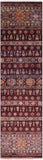 Khorjin Persian Gabbeh Hand Knotted Wool Runner Rug - 2' 9" X 9' 11" - Golden Nile