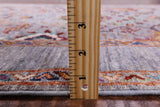 Grey Peshawar Handmade Wool Runner Rug - 2' 8" X 9' 9" - Golden Nile